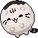 round cookies and cream cat