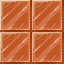 copper square tile pattern