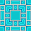 teal square pattern