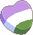 genderqueer candy heart