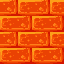 orange resin brick pattern