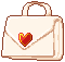 white purse