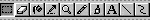 blinkie scrolling through retro MS Paint tools