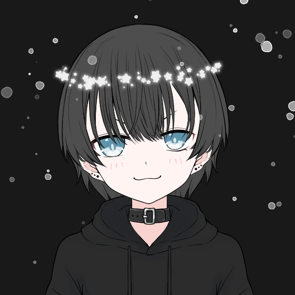 smirking emo boy