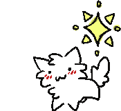 doodle of a cat and a glowing star